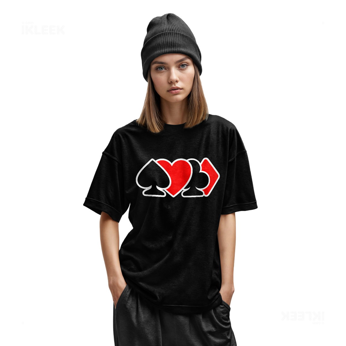AllSuitsInline Youth T Shirt 02 Black