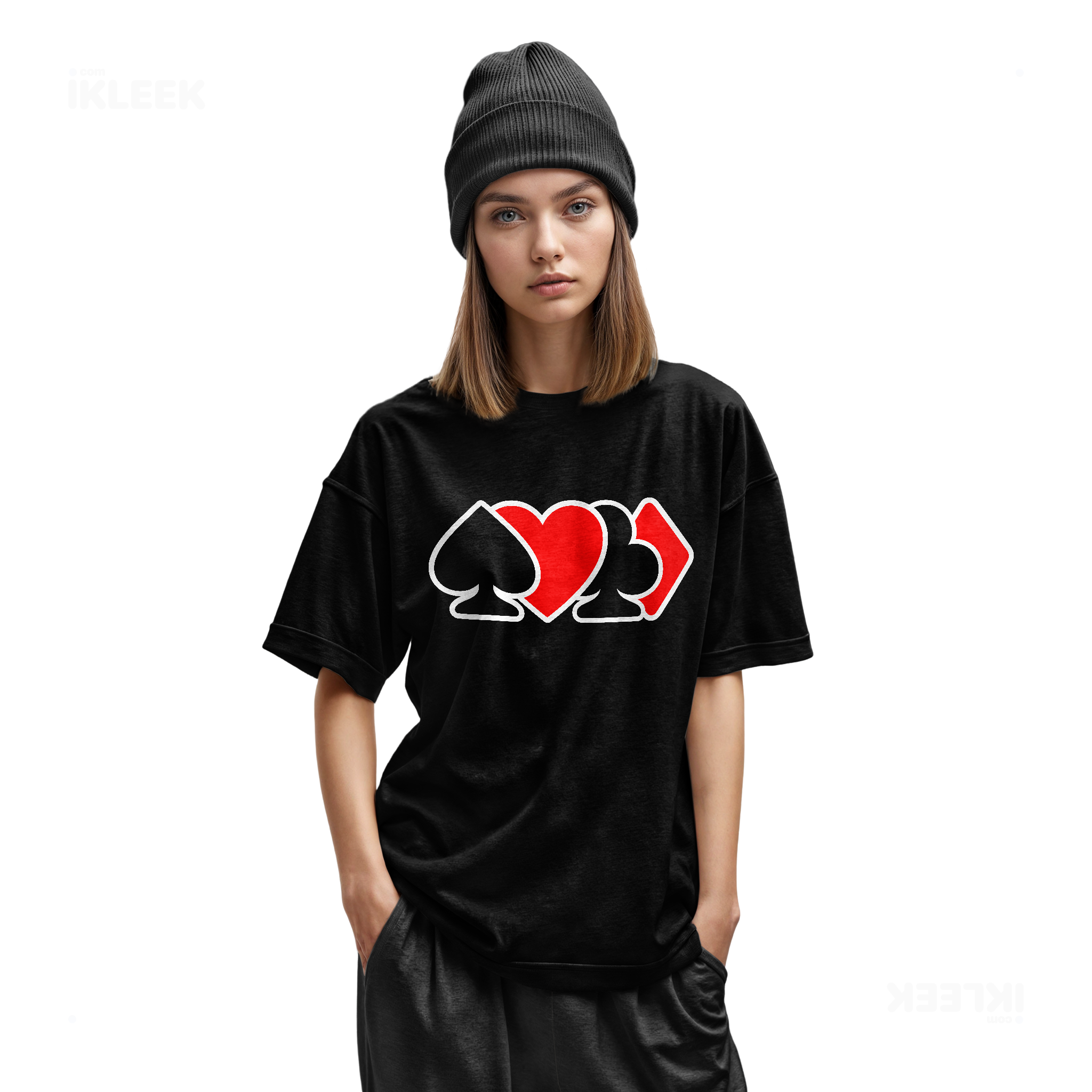 AllSuitsInline Youth T Shirt 02 Black