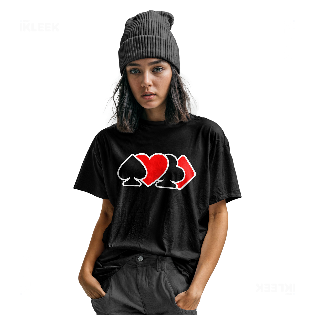 AllSuitsInline Youth T Shirt 04 Black