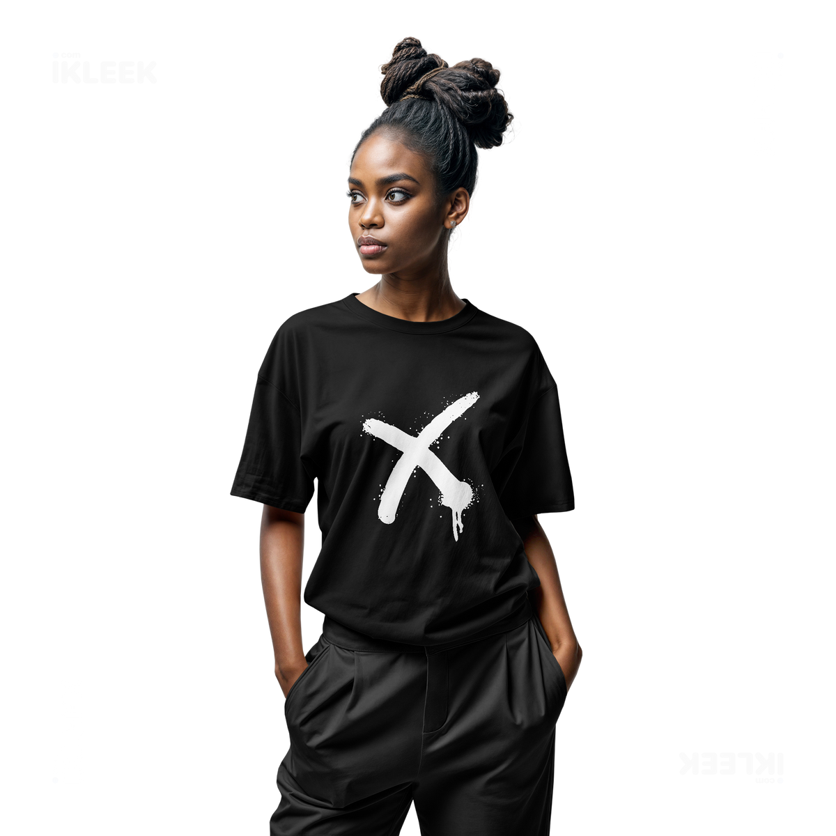 CrossMark Adult T Shirt 04 Black