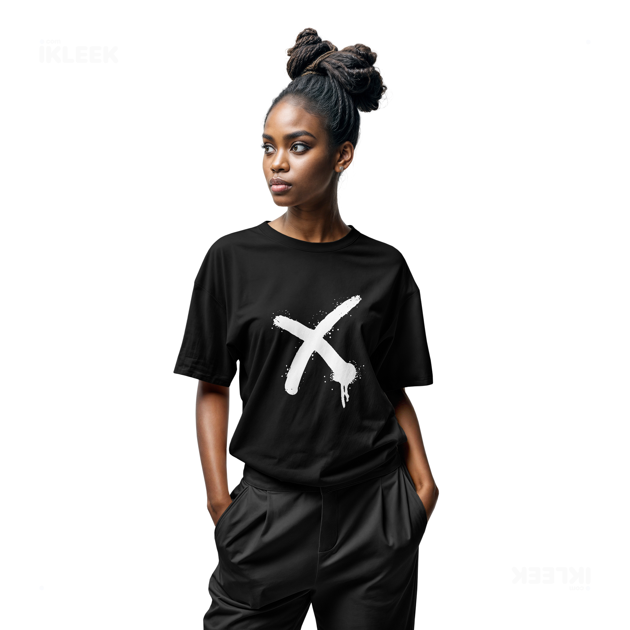 CrossMark Adult T Shirt 04 Black