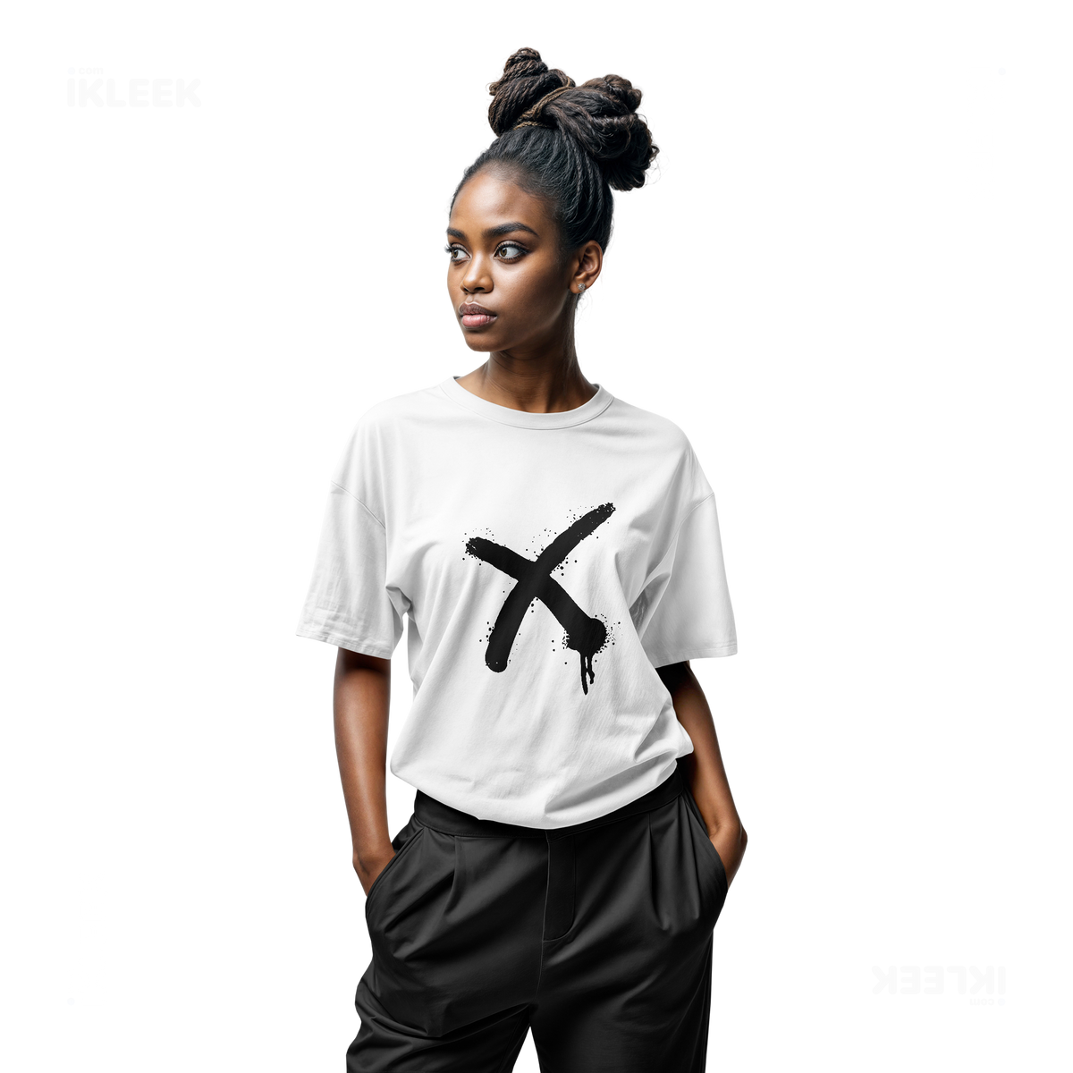 CrossMark Adult T Shirt 04 White