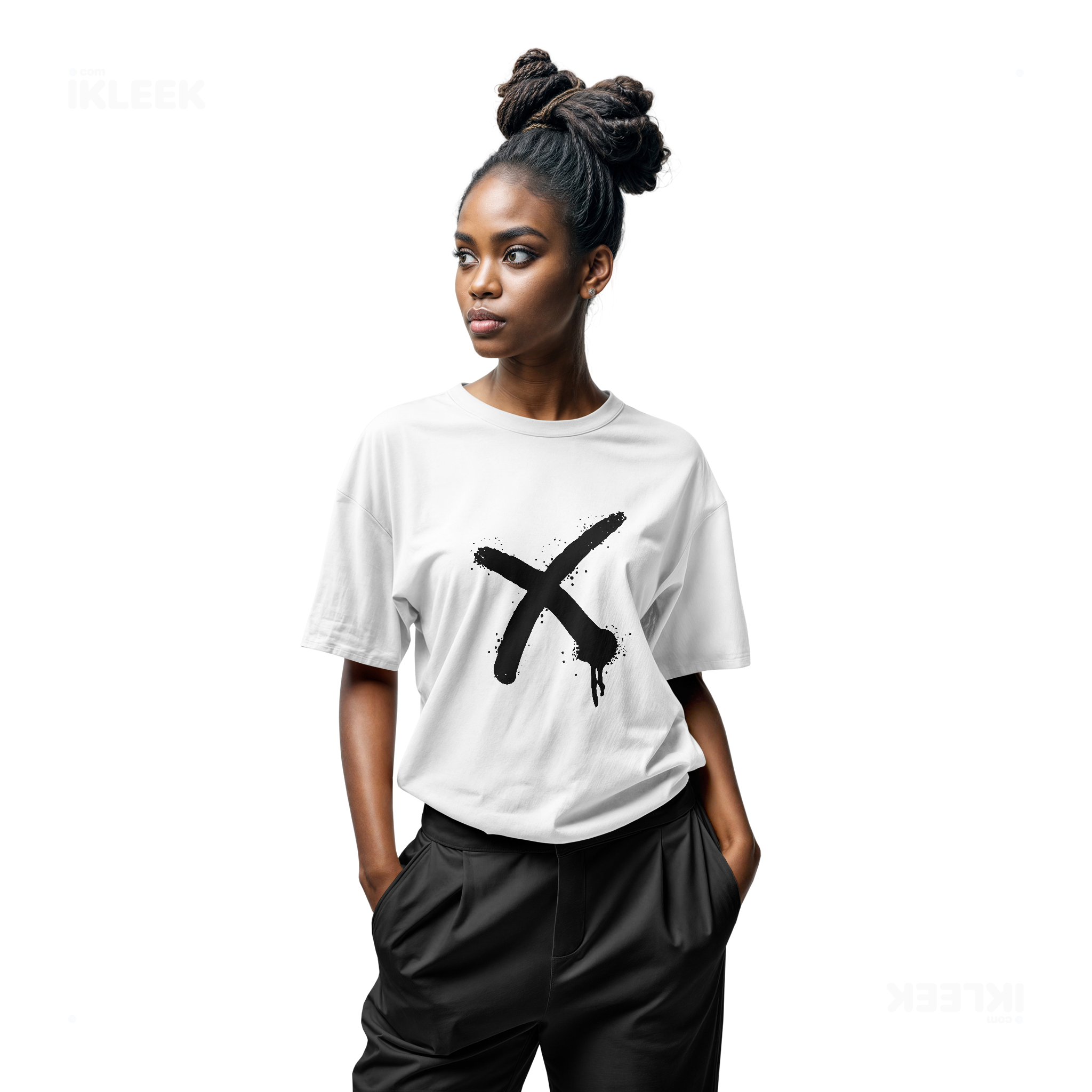 CrossMark Adult T Shirt 04 White