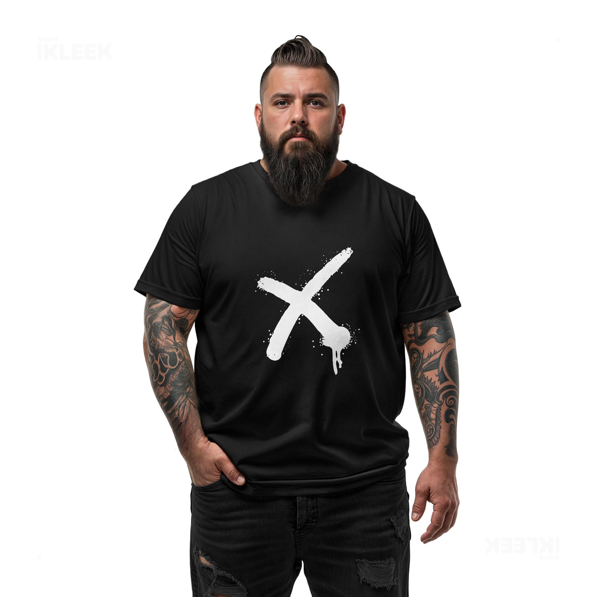 CrossMark Adult T Shirt 05 Black