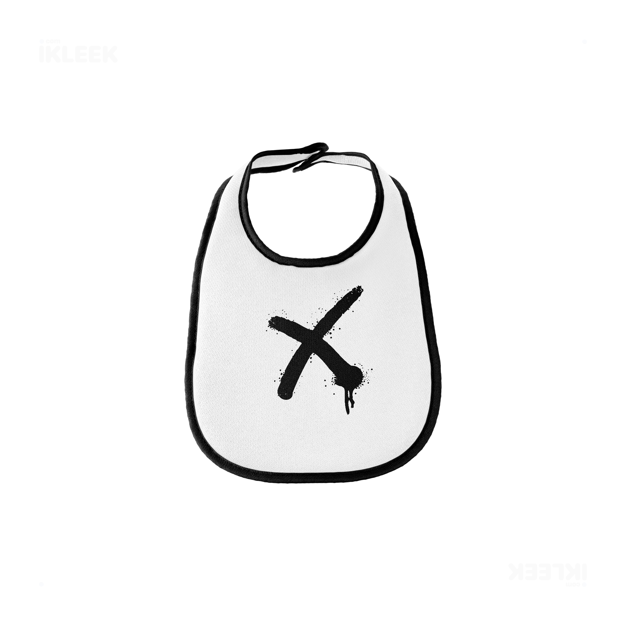 CrossMark Baby Bibs 01 White Black