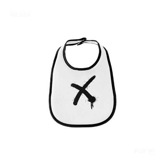 CrossMark Baby Bibs 01 White Black