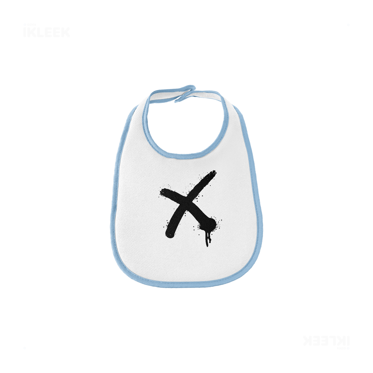 CrossMark Baby Bibs 01 White Lightblue