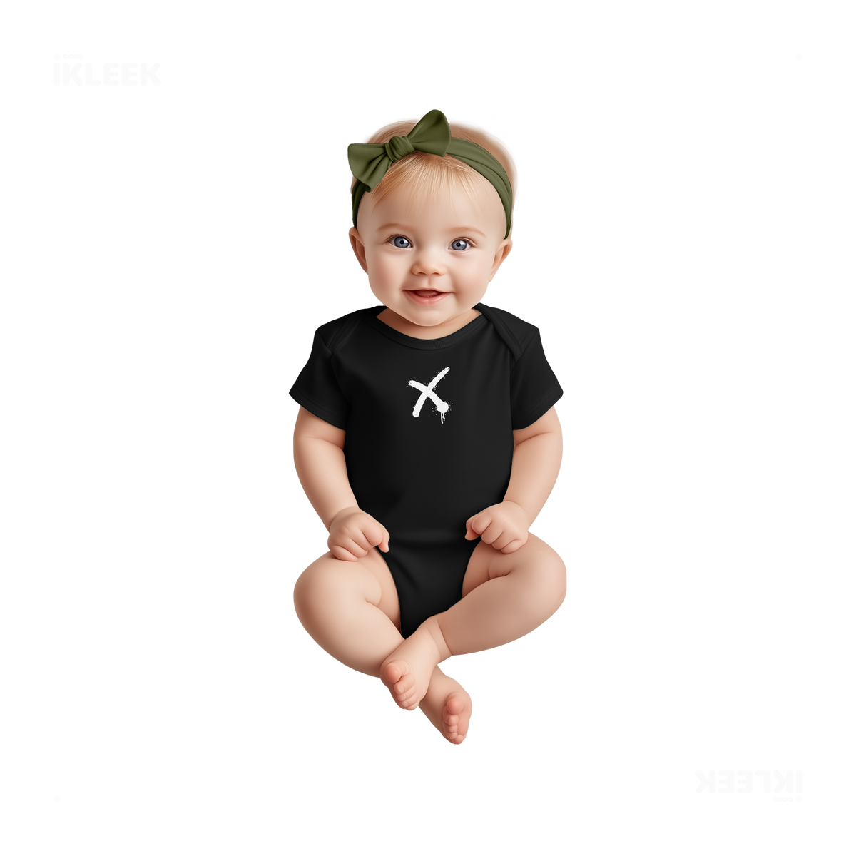 CrossMark Baby Onesies 02 Black