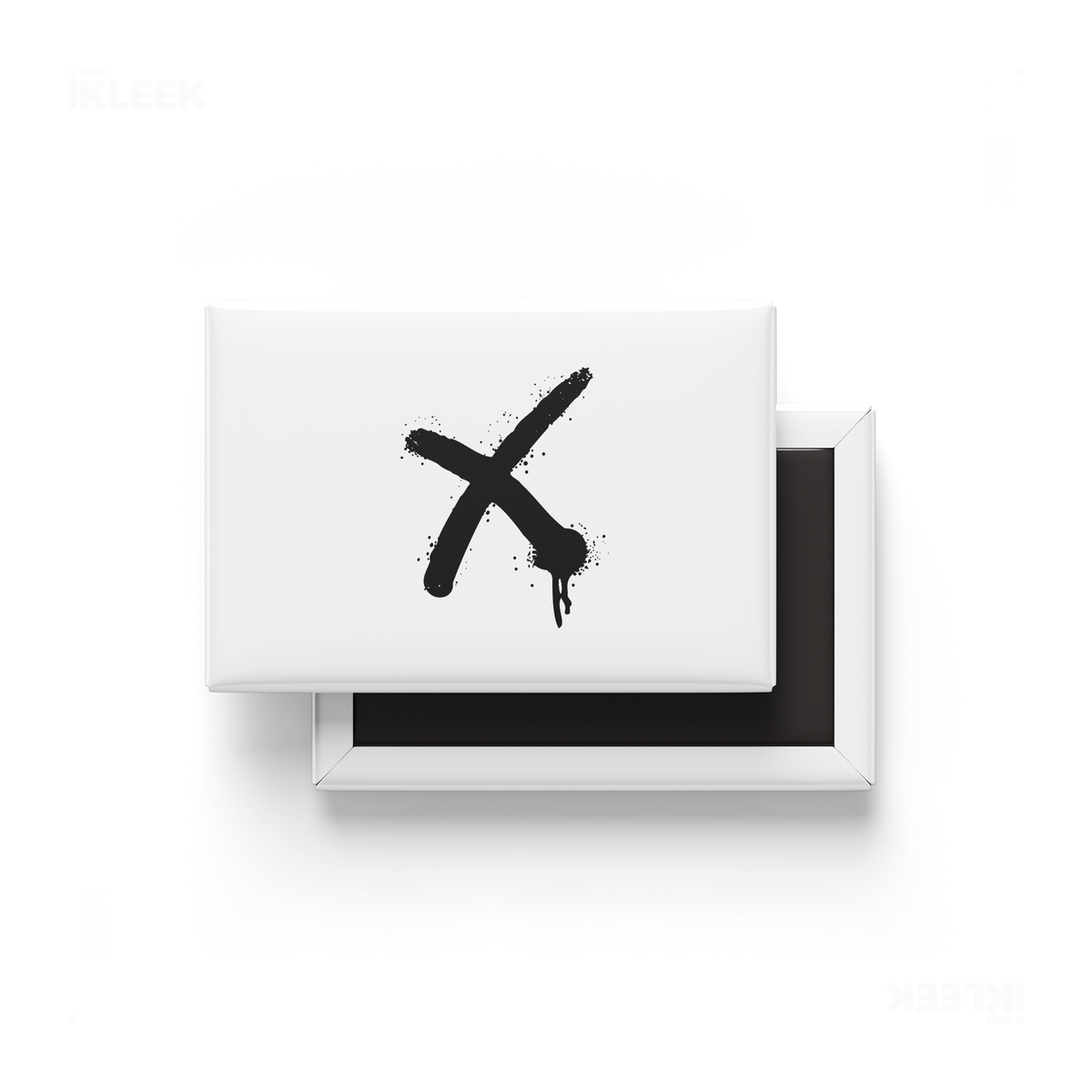 CrossMark Button Magnet 01 Rectangle
