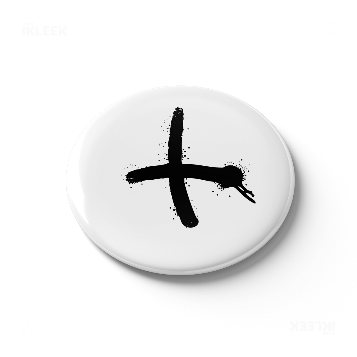 CrossMark Button Magnet 03 Round