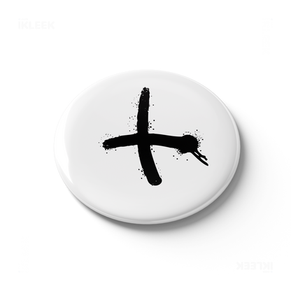 CrossMark Button Magnet 03 Round