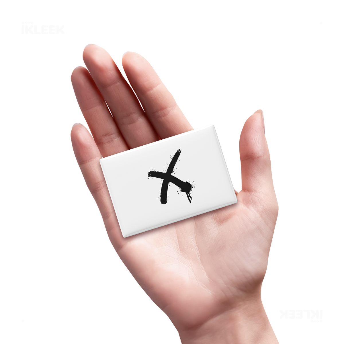 CrossMark Button Magnet 04 Rectangle