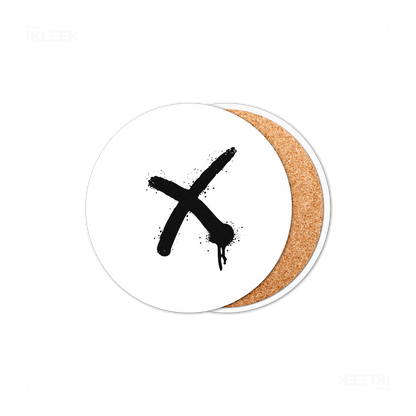 CrossMark Ceramic Coaster 01 Round