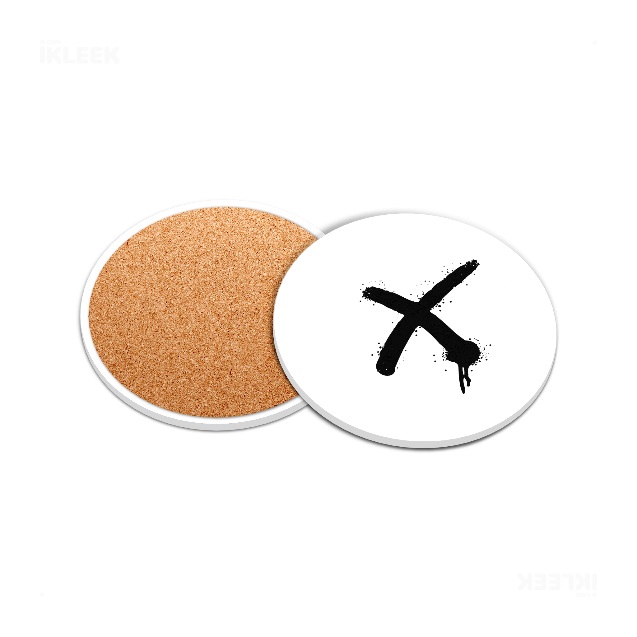 CrossMark Ceramic Coaster 05 Round