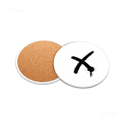 CrossMark Ceramic Coaster 05 Round