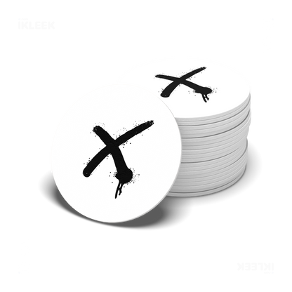 CrossMark Ceramic Coaster 06 Round