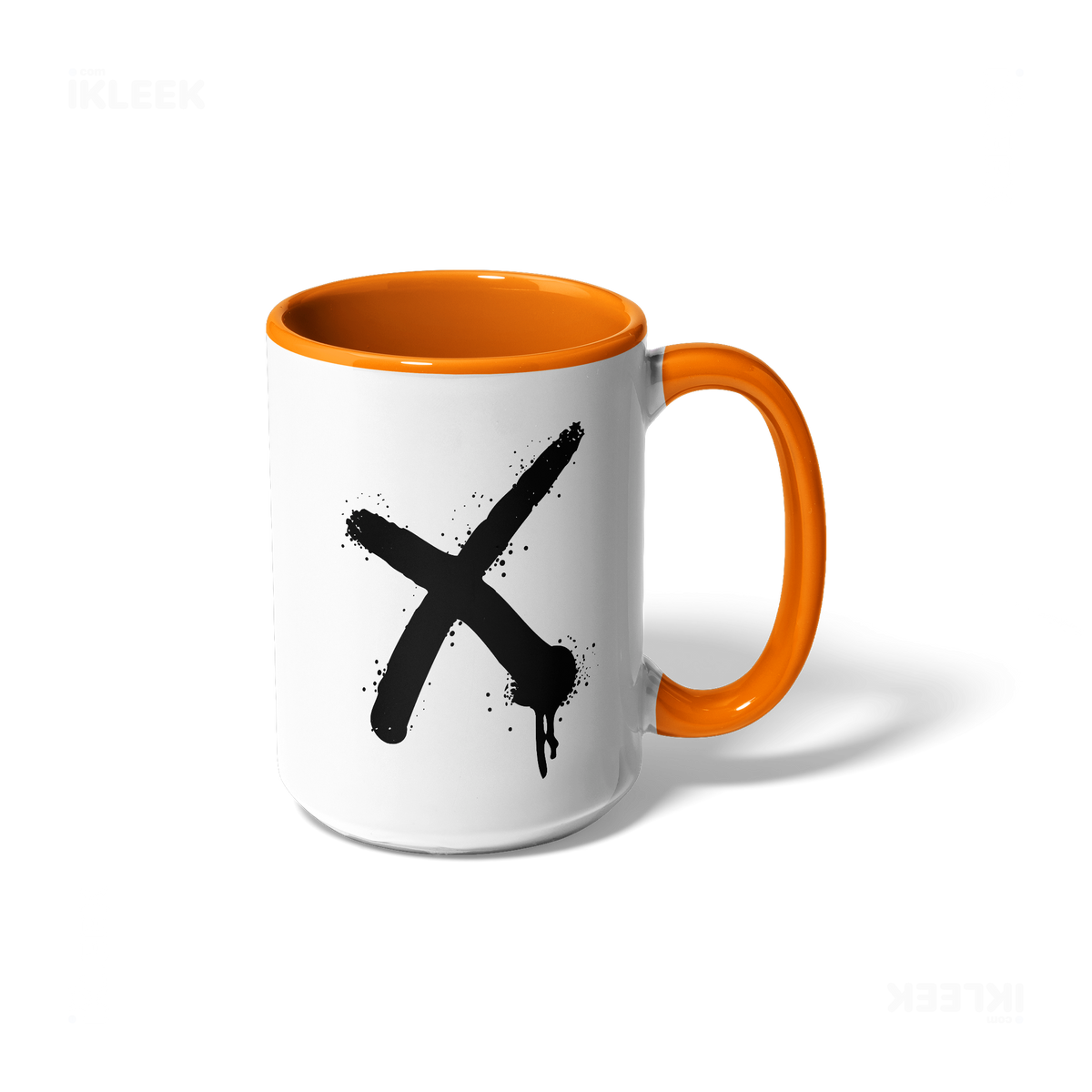 CrossMark Ceramic Mug 01 White Orange
