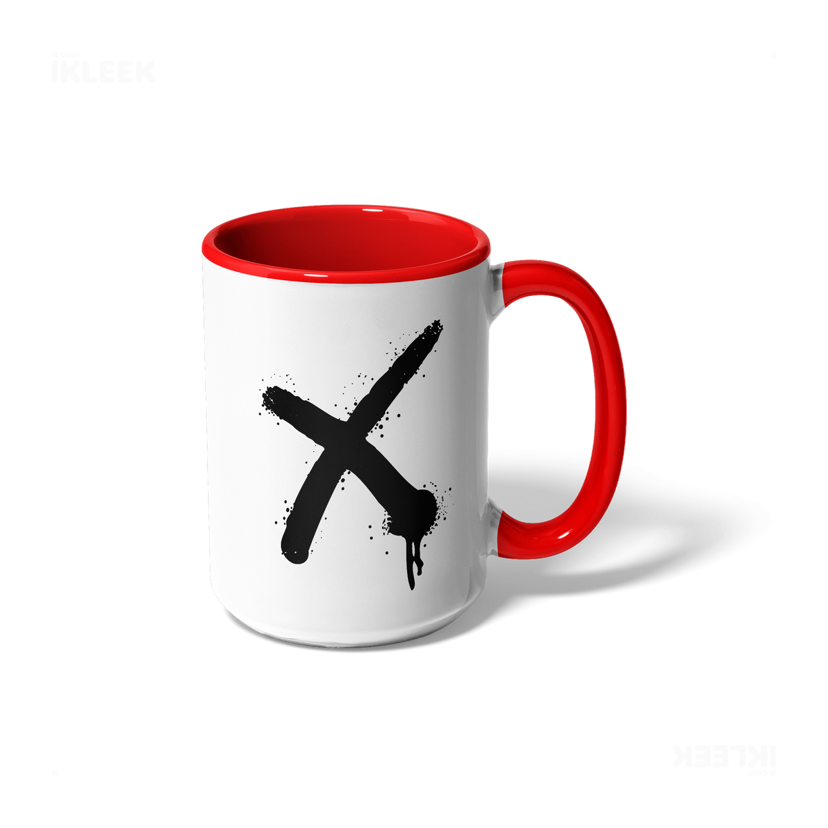CrossMark Ceramic Mug 01 White Red