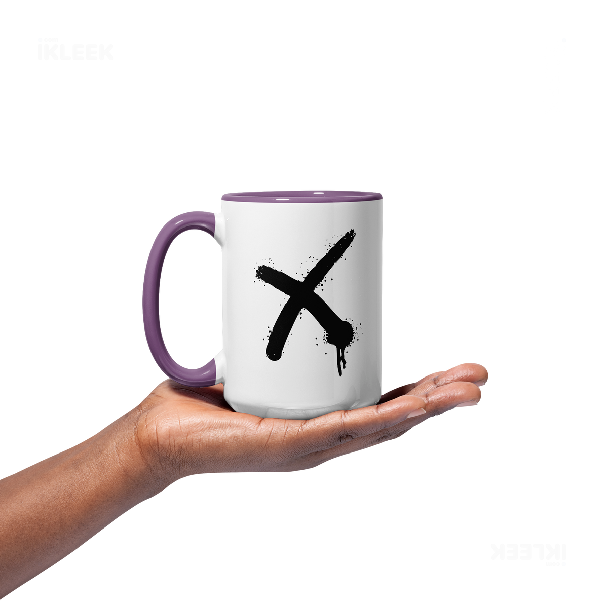 CrossMark Ceramic Mug 03 White Purple