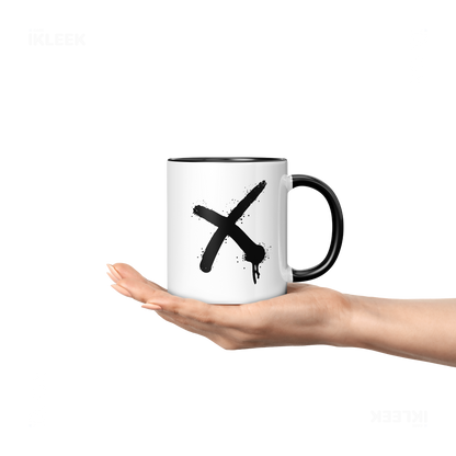 CrossMark Ceramic Mug 04 White Black
