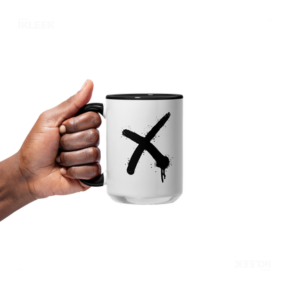 CrossMark Ceramic Mug 05 White Black
