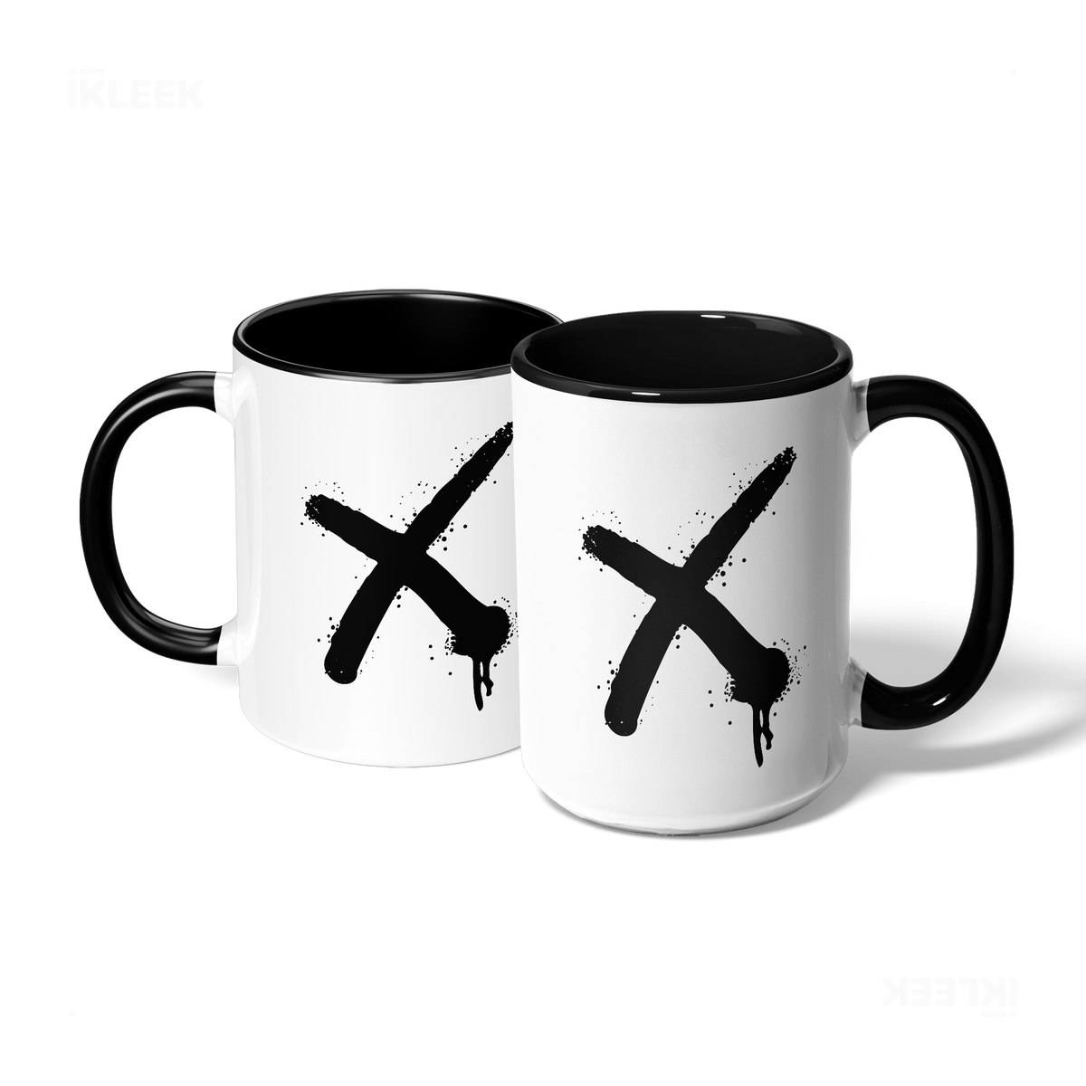 CrossMark Ceramic Mug 07 White Black