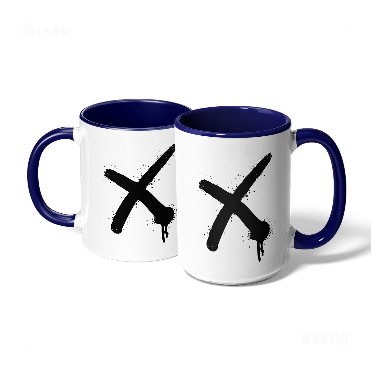 CrossMark Ceramic Mug 07 White Navy