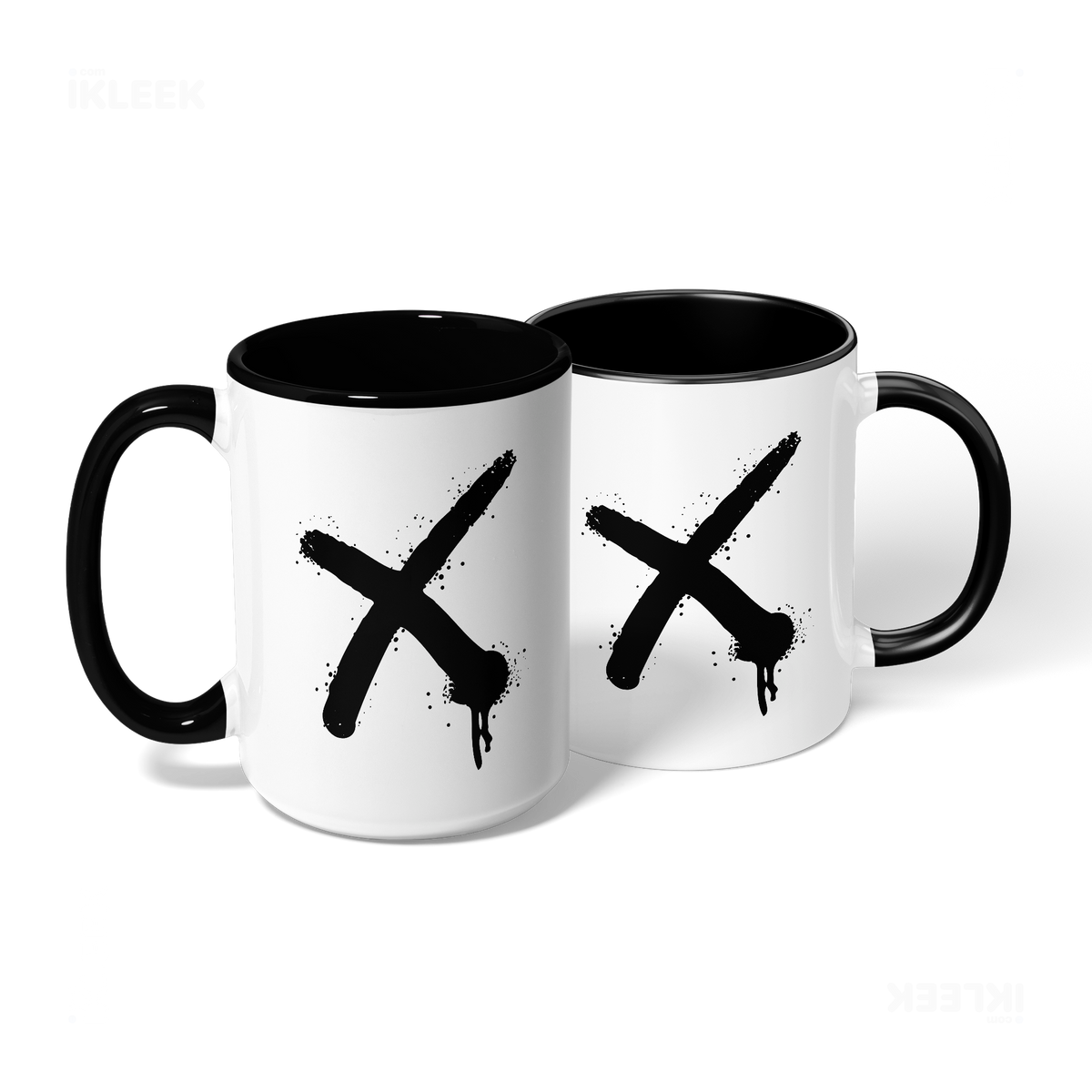 CrossMark Ceramic Mug 08 White Black