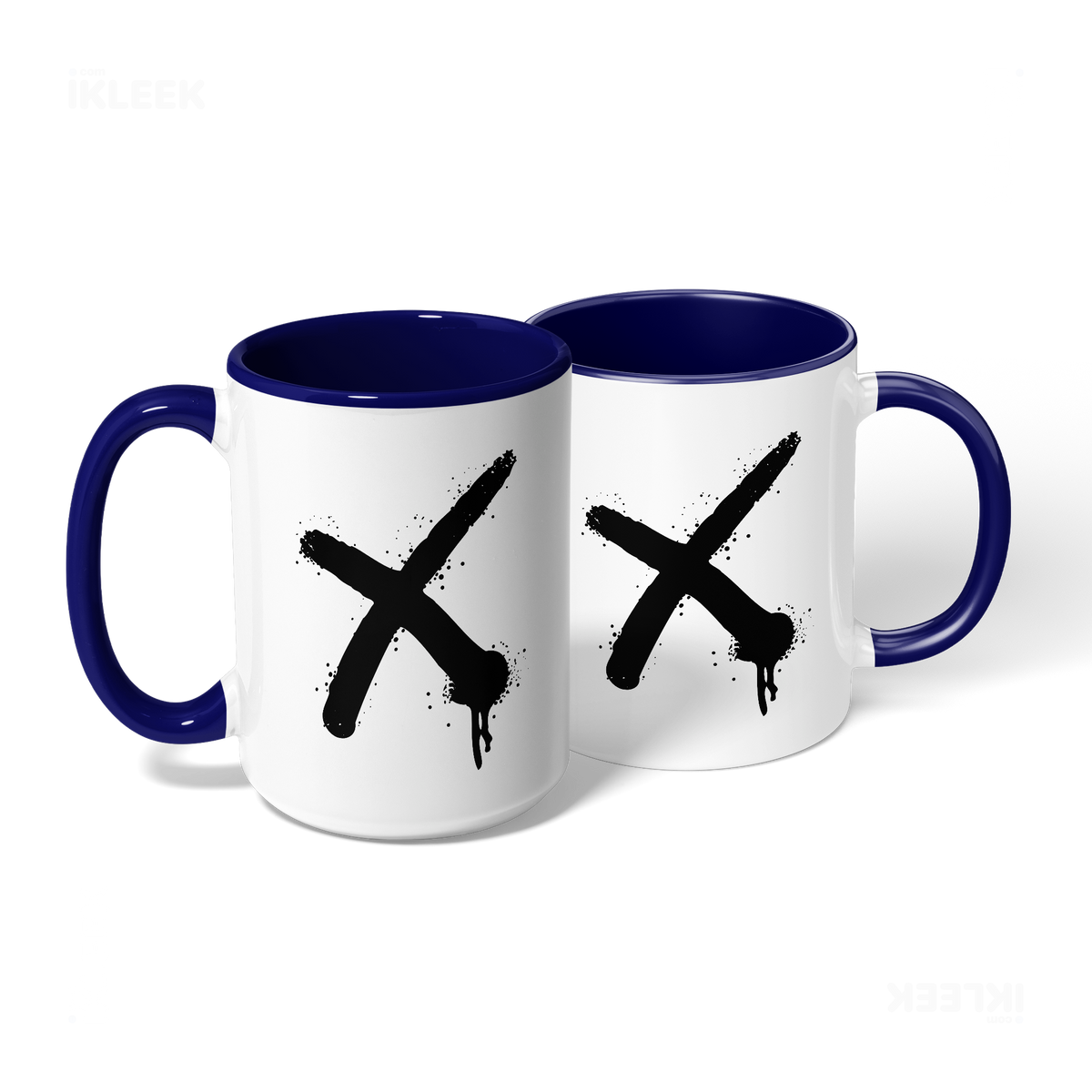 CrossMark Ceramic Mug 08 White Navy