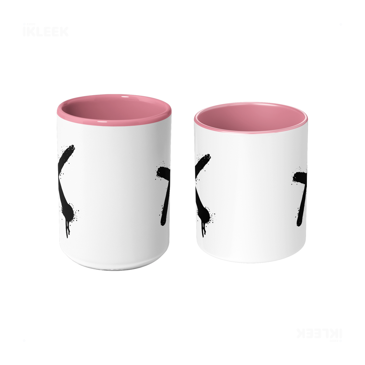 CrossMark Ceramic Mug 09 White Pink