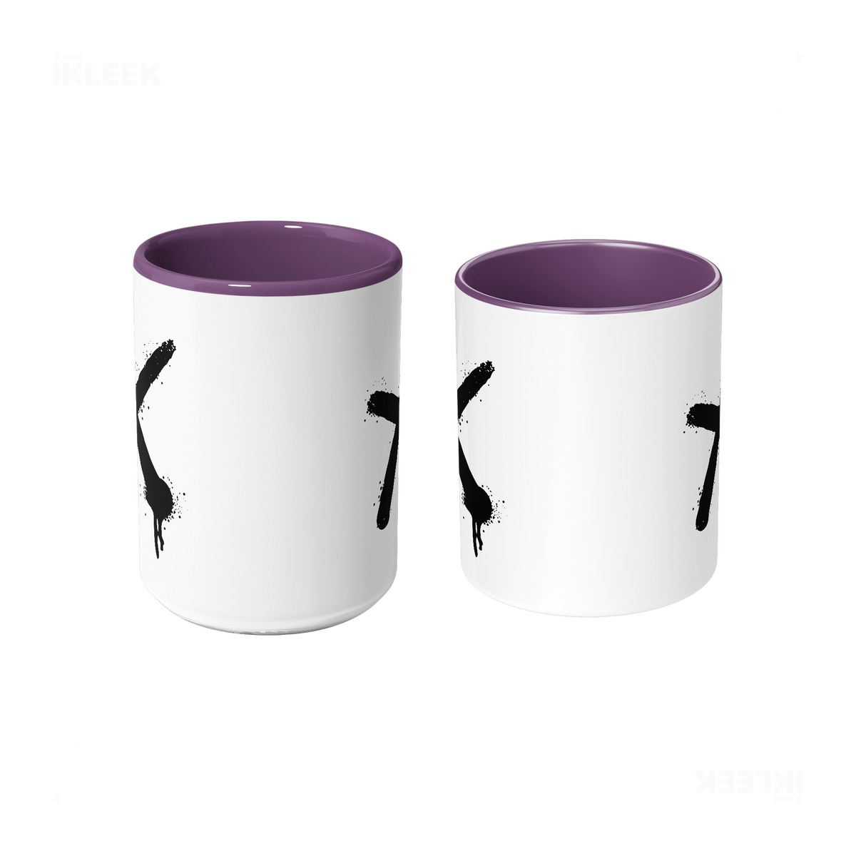 CrossMark Ceramic Mug 09 White Purple