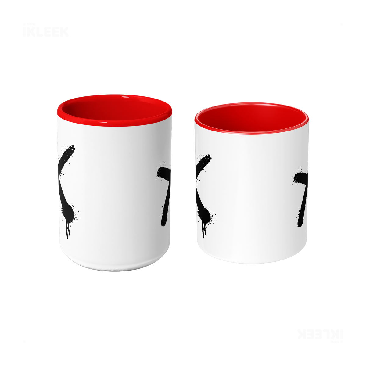 CrossMark Ceramic Mug 09 White Red