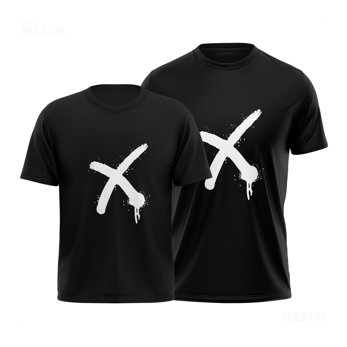CrossMark Couple T Shirt 01 Black