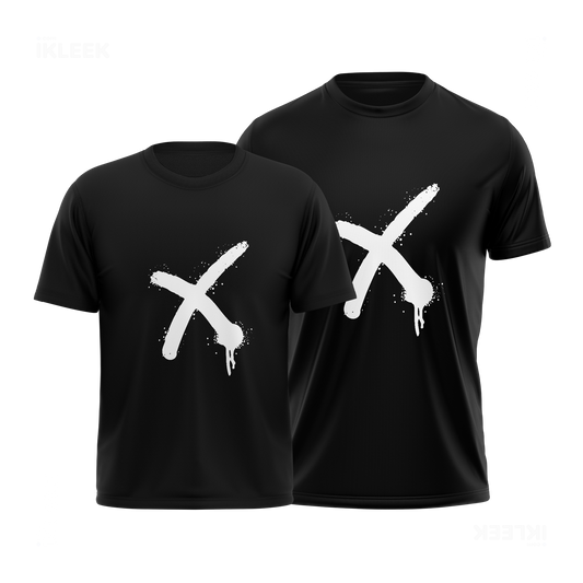 CrossMark Couple T Shirt 01 Black
