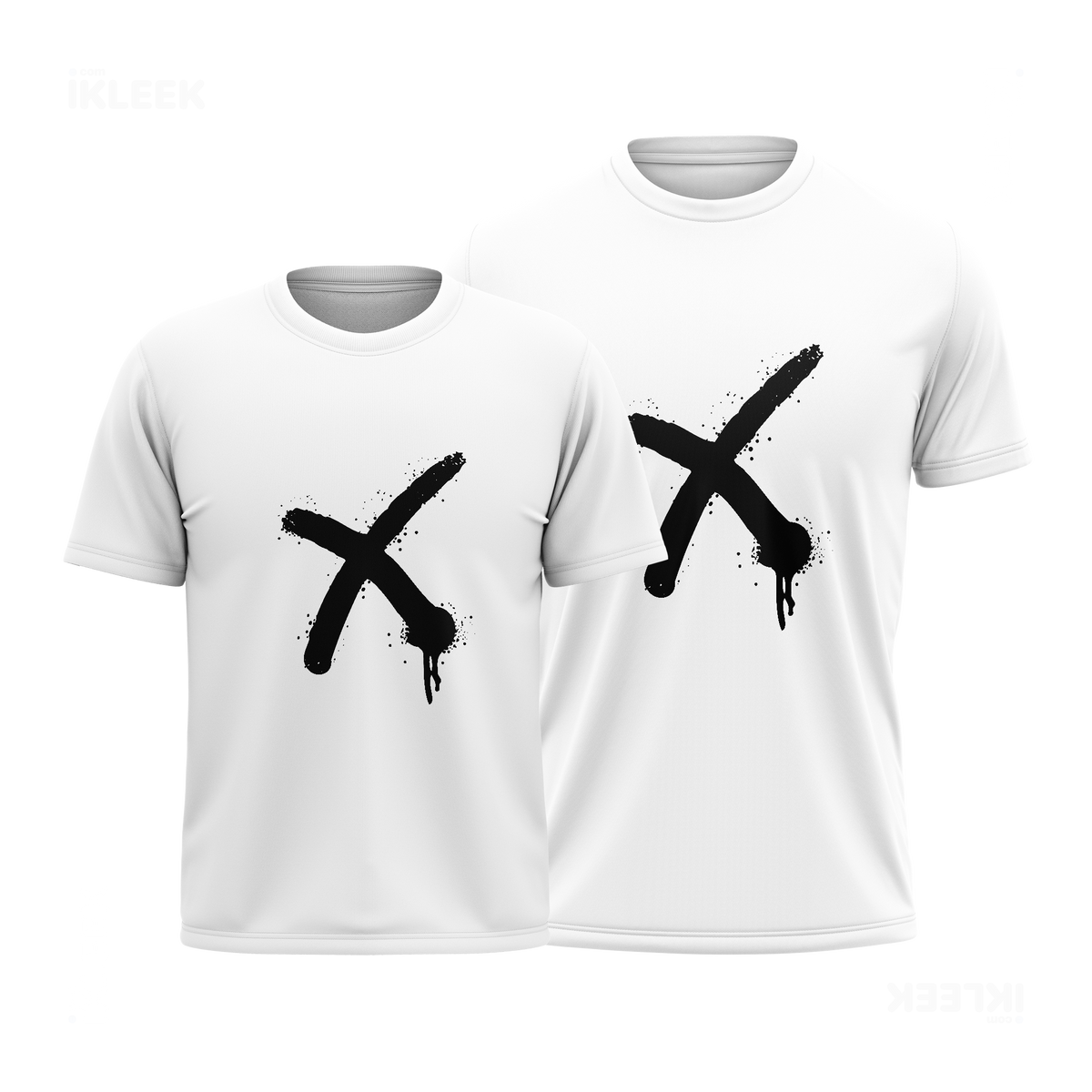 CrossMark Couple T Shirt 01 White