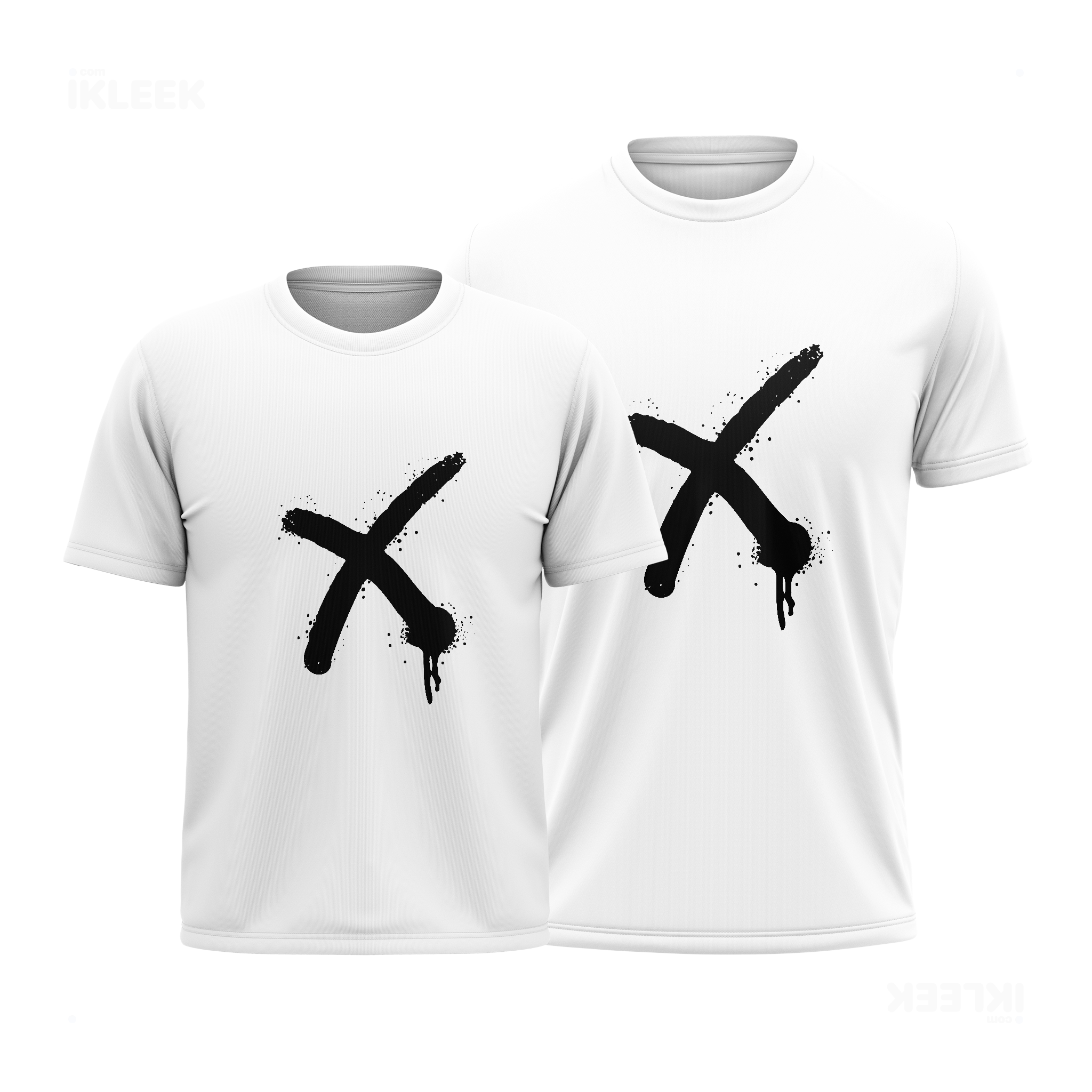CrossMark Couple T Shirt 01 White