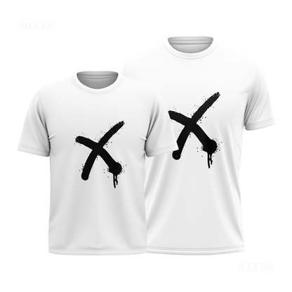 CrossMark Couple T Shirt 01 White