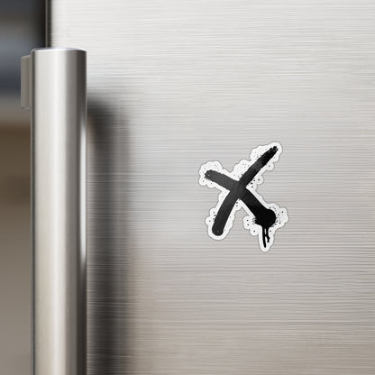 CrossMark Die Cut Magnet 02