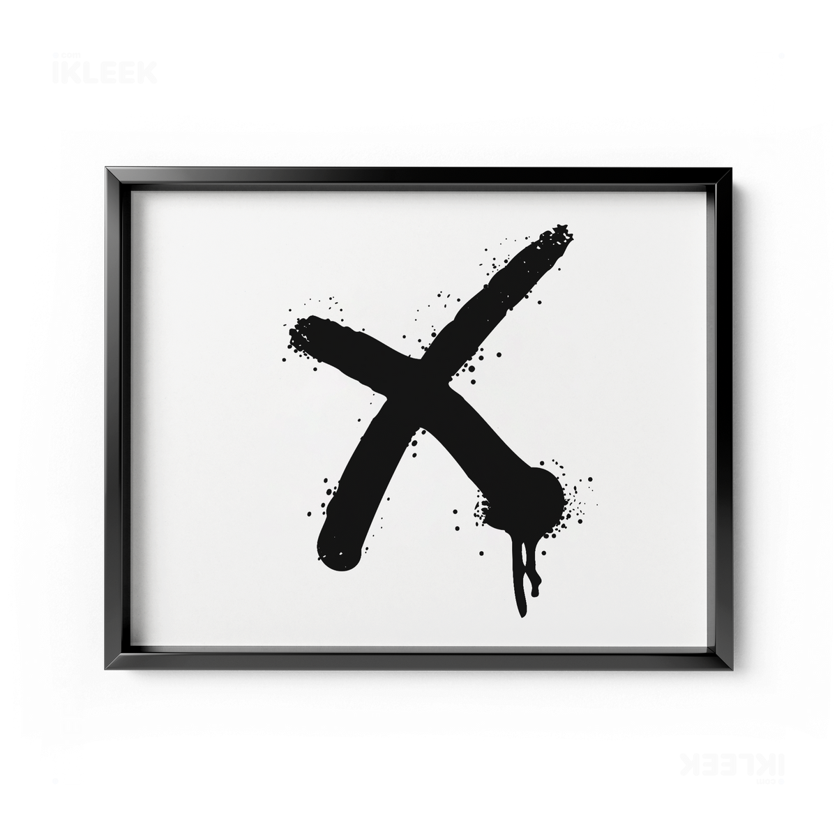 CrossMark Framed Poster 03 Black Aluminum