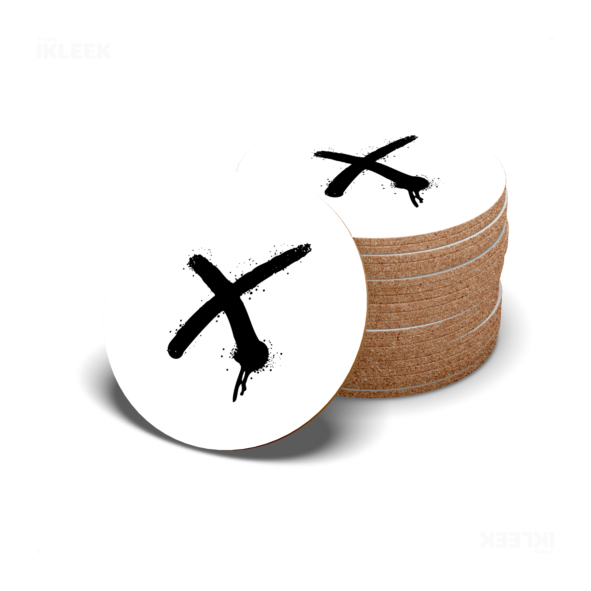 CrossMark High Gloss Coaster 06 Round