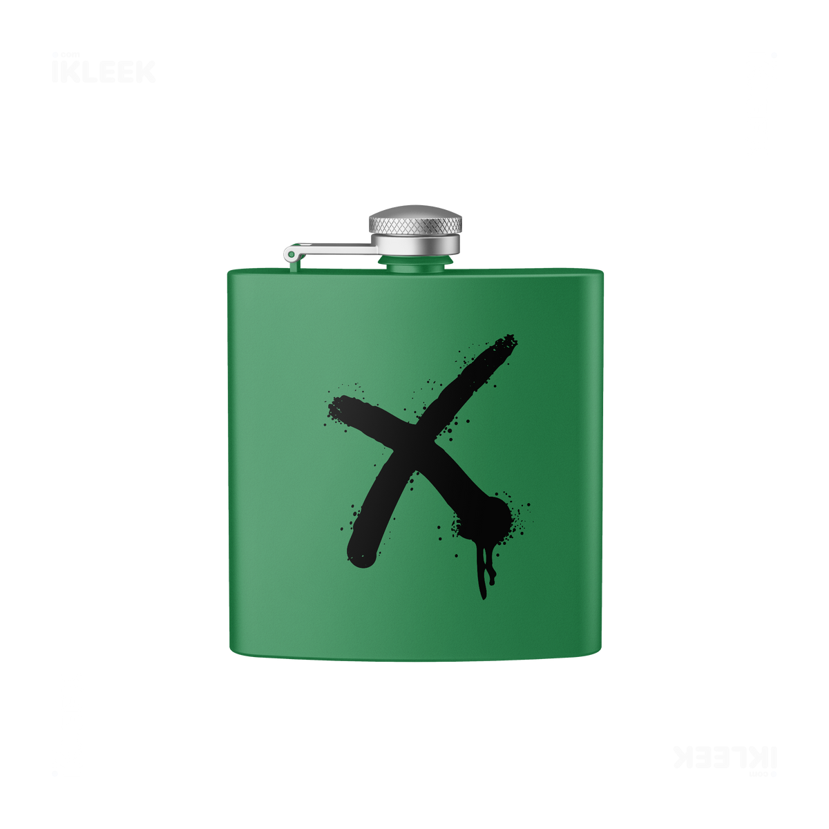 CrossMark Hip Flasks 01 Green
