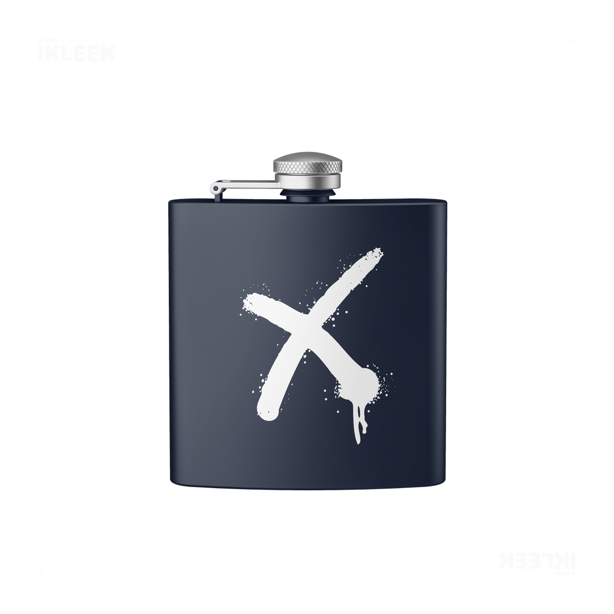 CrossMark Hip Flasks 01 Navy