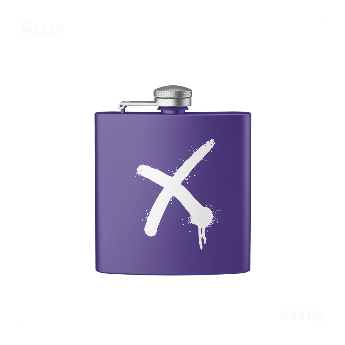 CrossMark Hip Flasks 01 Purple
