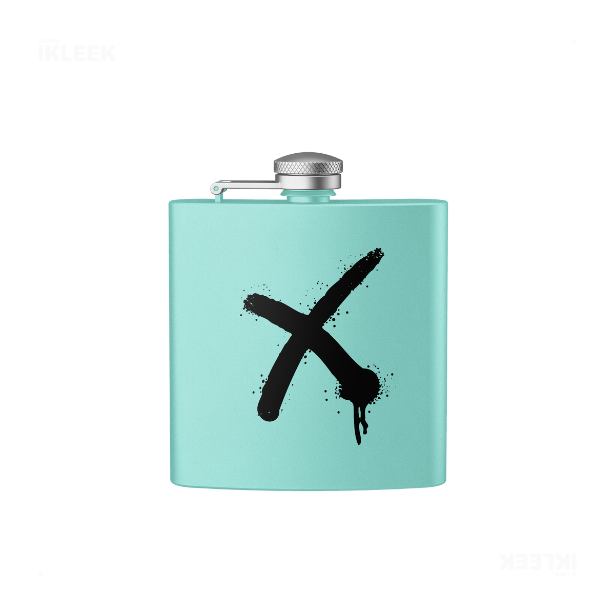 CrossMark Hip Flasks 01 Teal
