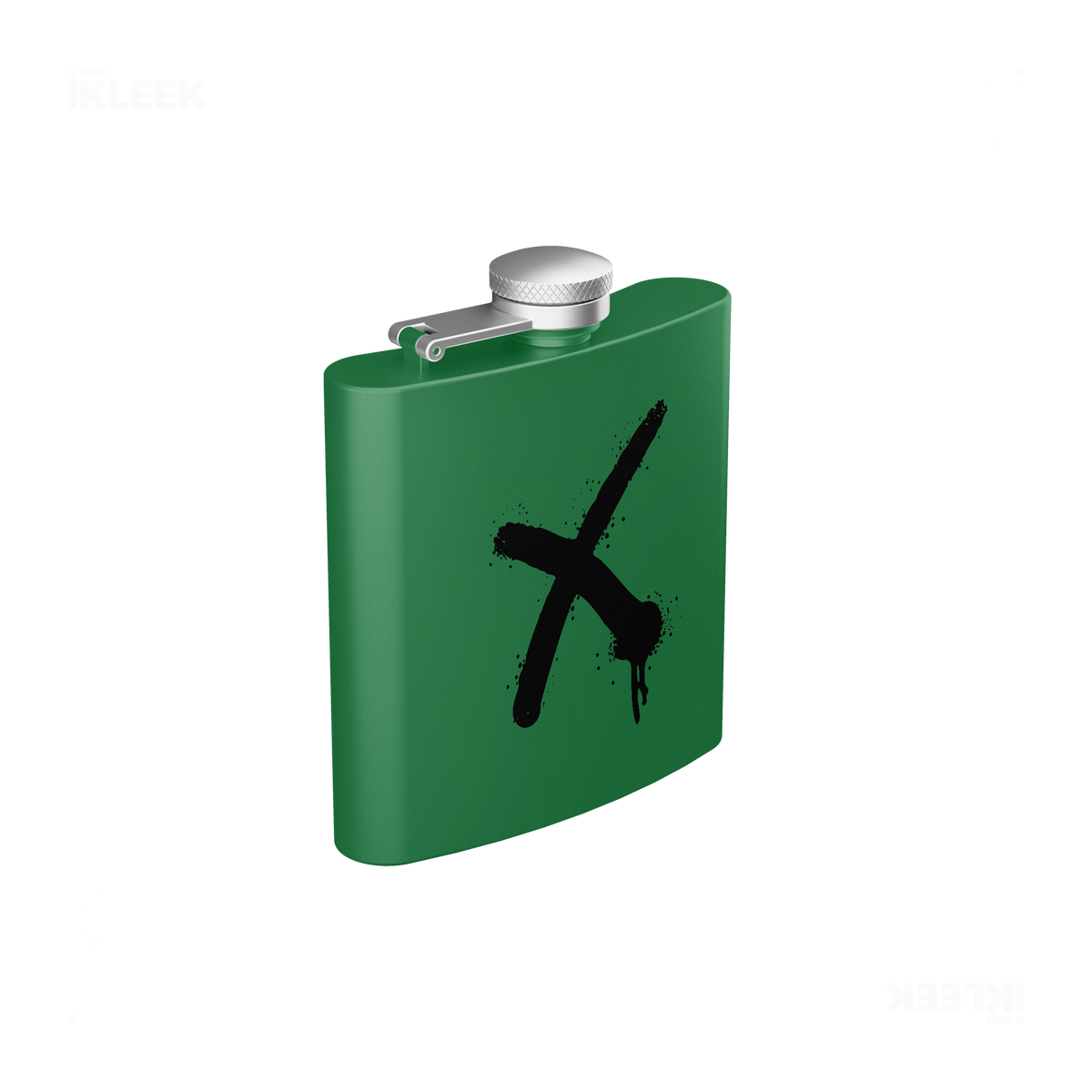 CrossMark Hip Flasks 03 Green