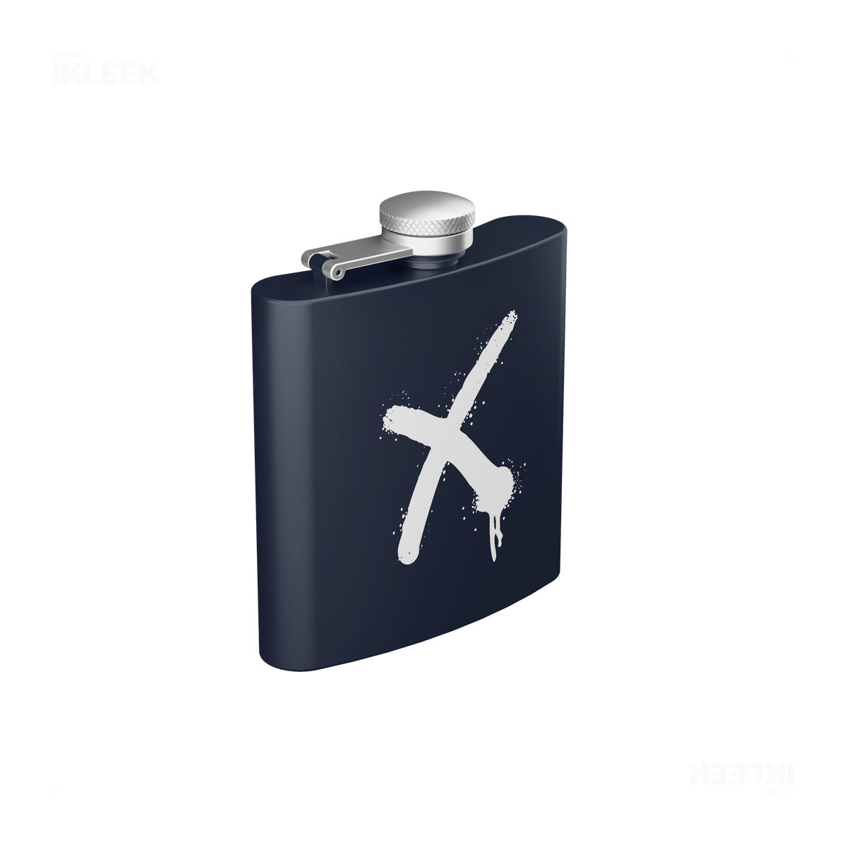 CrossMark Hip Flasks 03 Navy