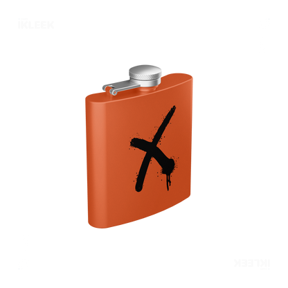 CrossMark Hip Flasks 03 Orange