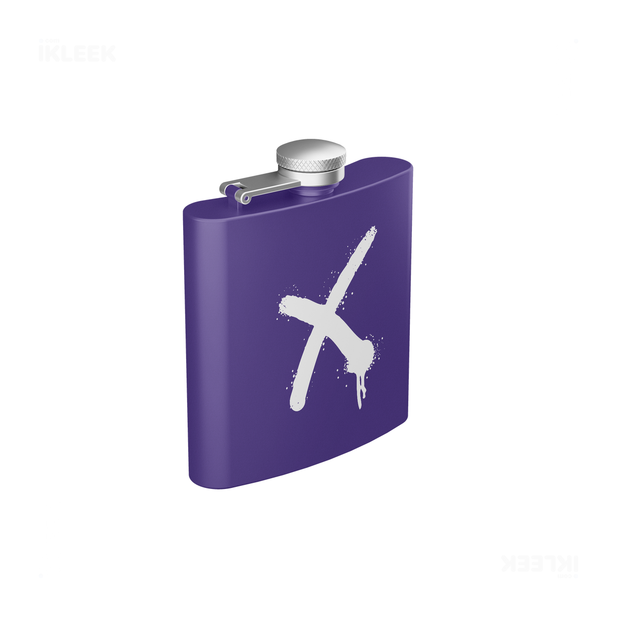 CrossMark Hip Flasks 03 Purple