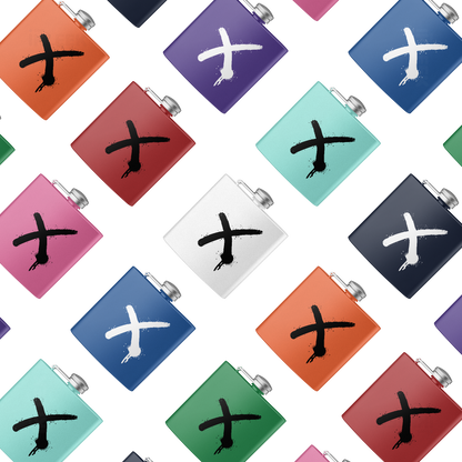 CrossMark Hip Flasks 04 Red