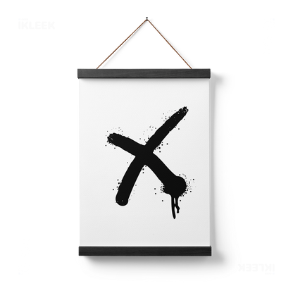 CrossMark Magnetic Hanger Poster 01 Black Wood